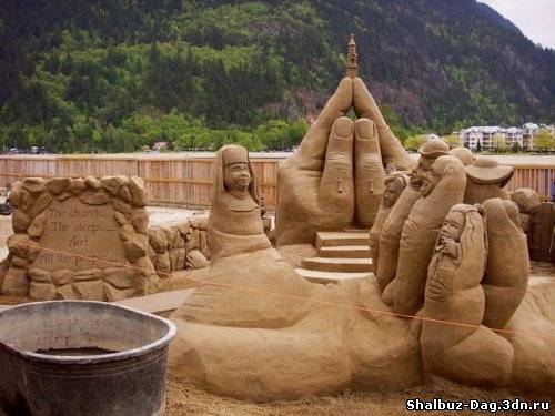 Чертовски-Великолепные скульптуры из песка... (28 фото)