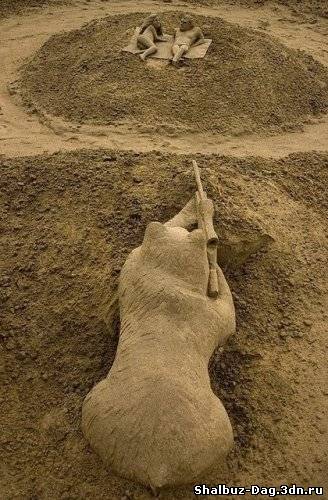 Чертовски-Великолепные скульптуры из песка... (34 фото)